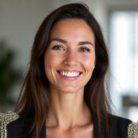 Portrait of Sarah Jenkins, client of Veritune Bloom